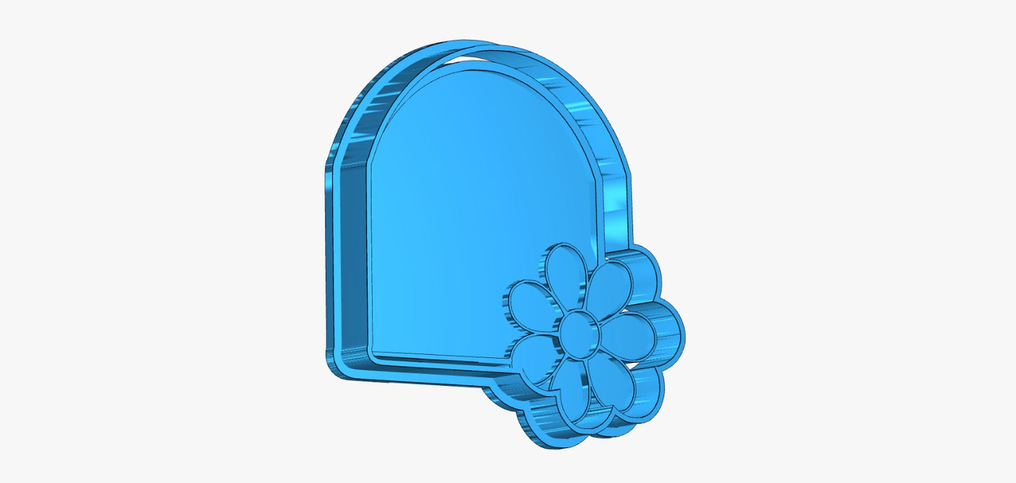 MARCO O BORDE CON FLOR DAISY 4"