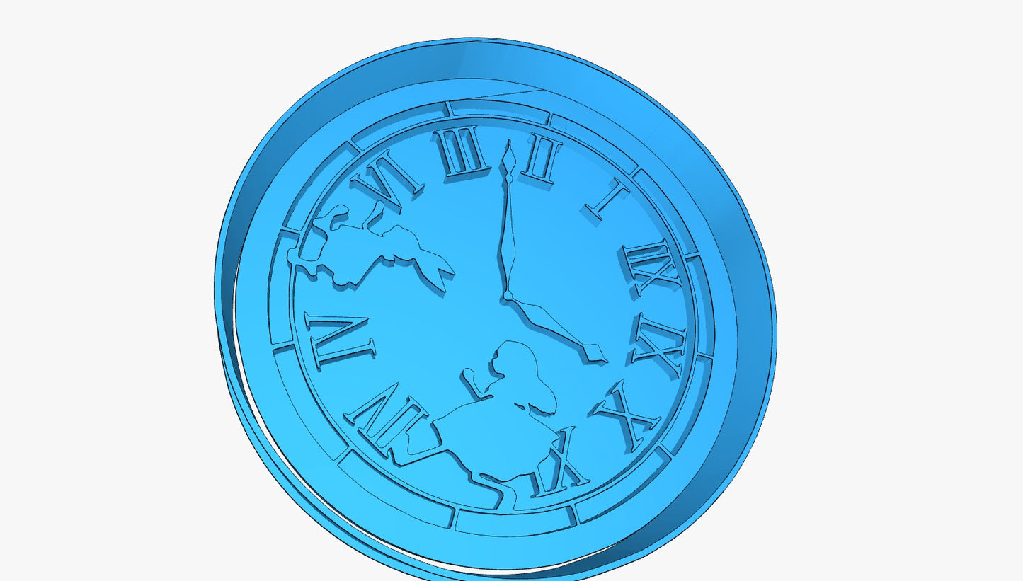 Reloj DE ALICIA EN EL PAÍS DE LAS MARAVILLAS 3.5"