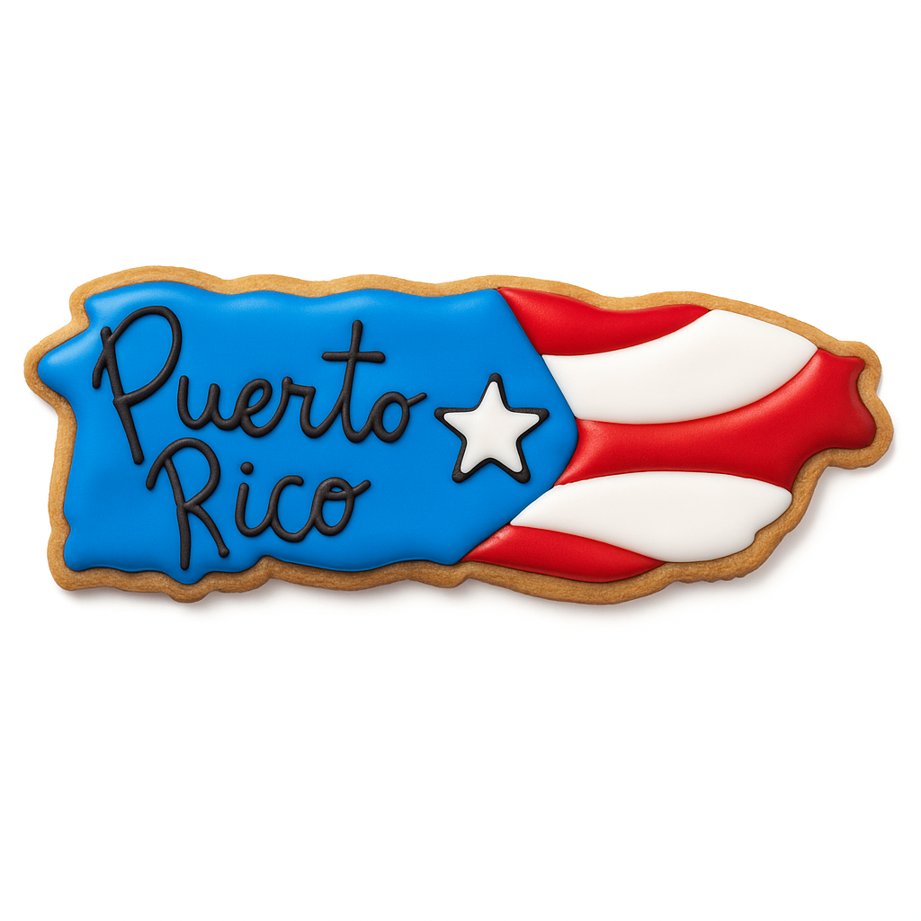 MAPA PUERTO RICO #1 BANDERA