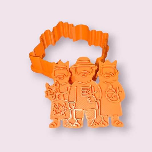 REYES MAGOS #4 VEJIGANTE, BANDERA DE PUERTO RICO Y MARACA