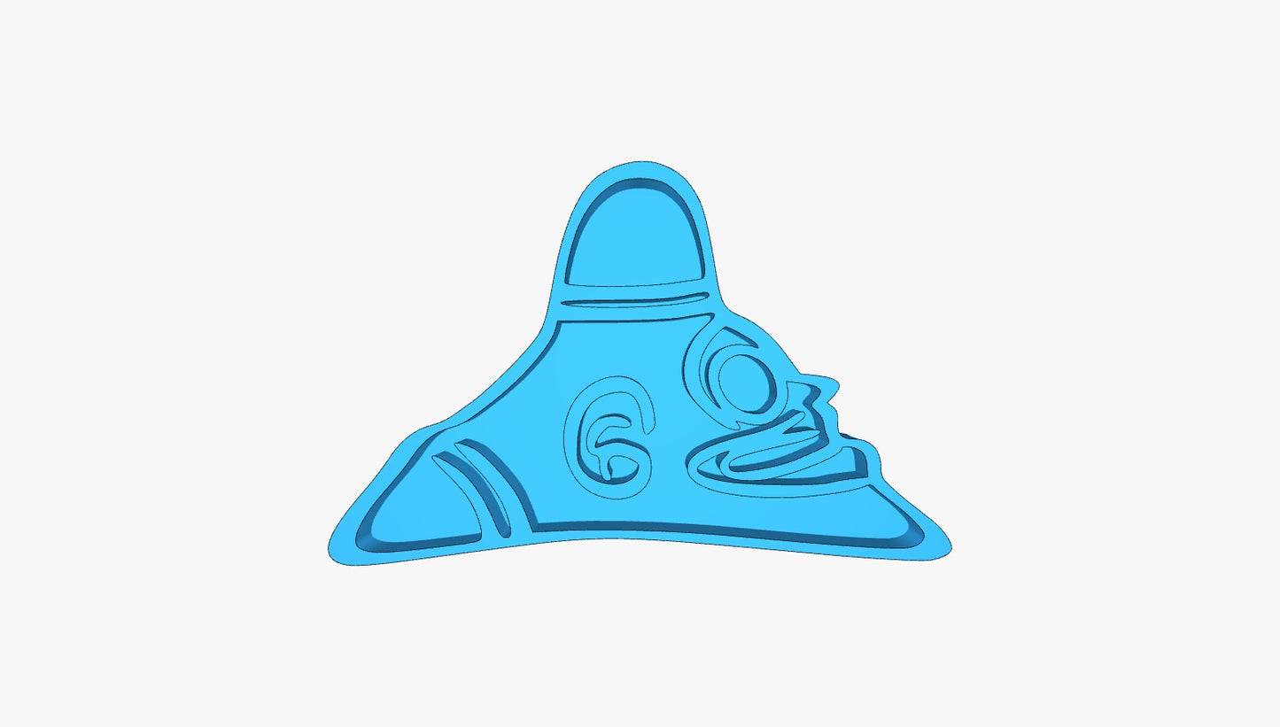 PONCHADOR JEROGLÍFICO CEMI TAÍNO