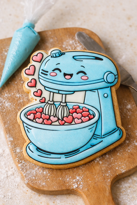 BATIDORA #1 CARITA SONRIENDO CON CORAZONES