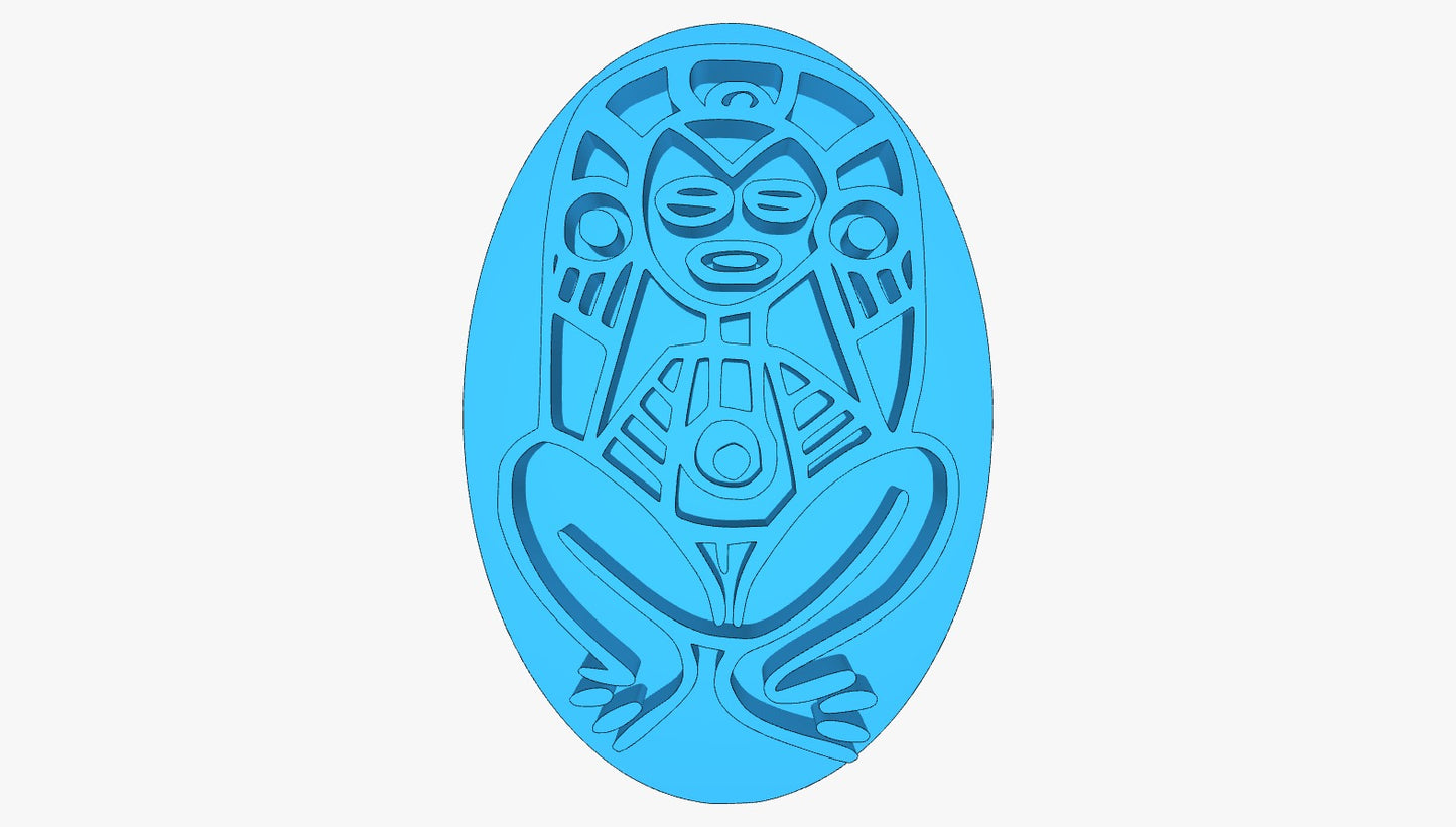 PONCHADOR JEROGLÍFICO TAÍNO ATABEY