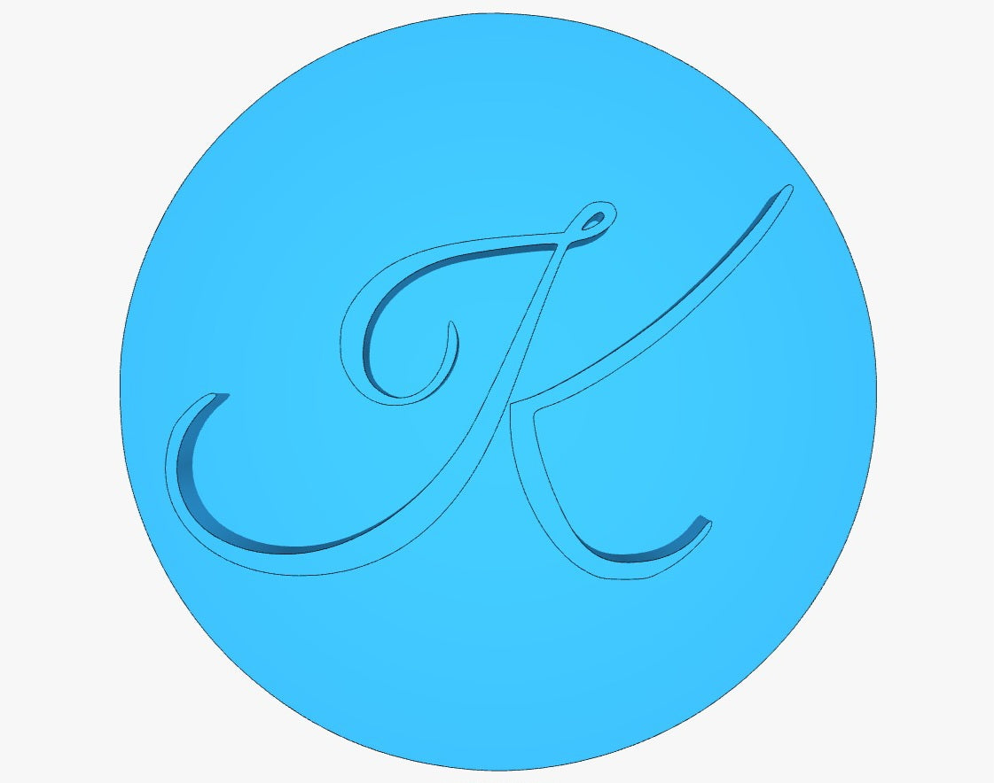 PONCHADOR LETRA K 1.5"