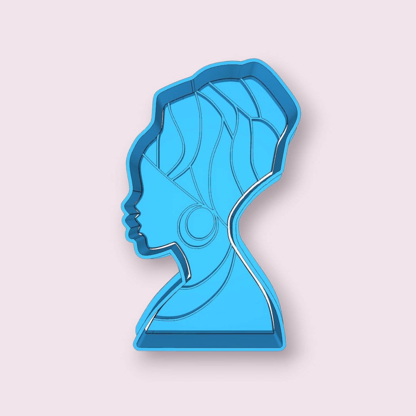 WOMAN SILHOUETTE #3 4"