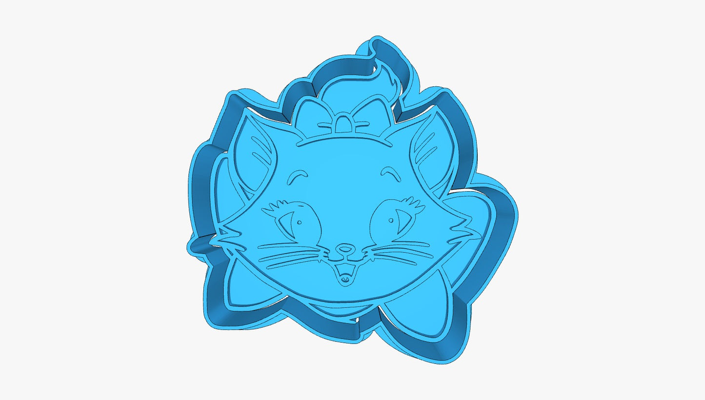 ROSTRO GATITA MARIE DE ARISTOGATOS 3"