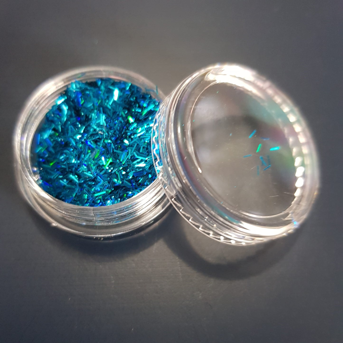 Filamentos holográficos- Azúl turquesa