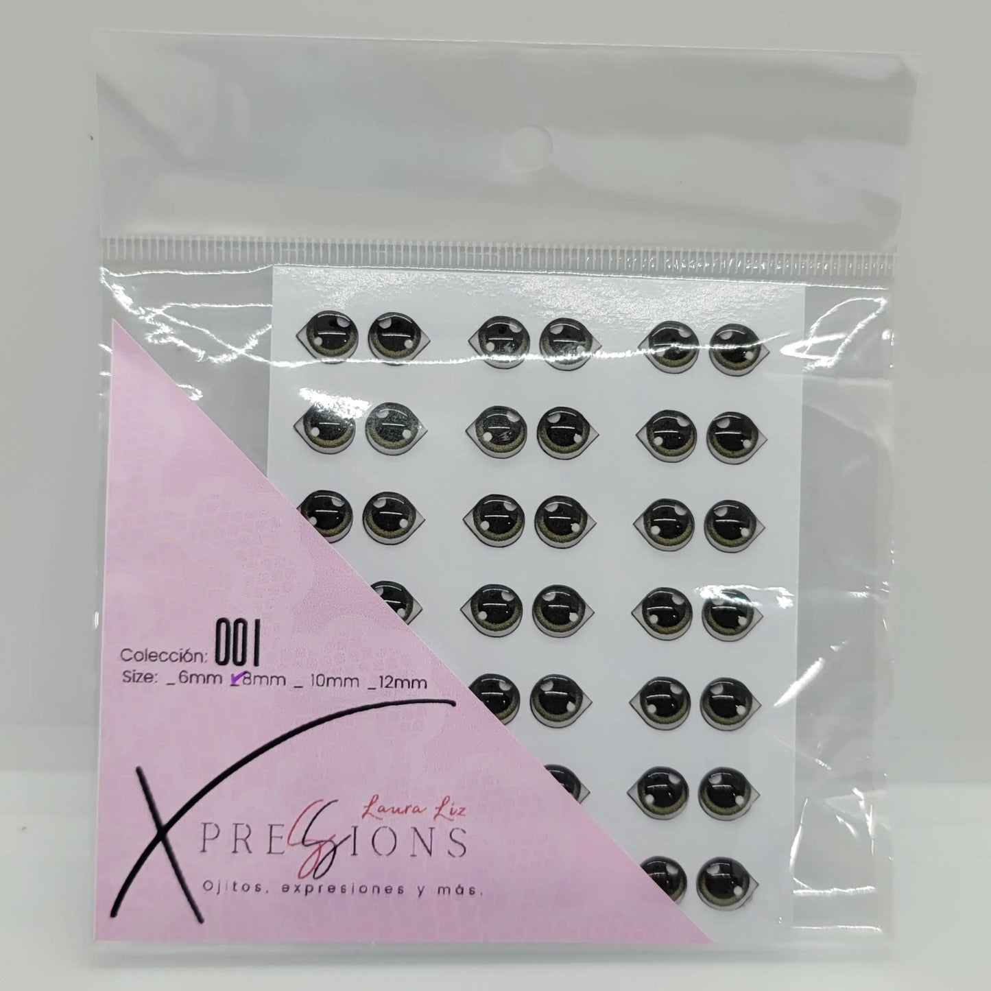 Xpression by Laura Liz- Colección 001- 8mm- Aceituna