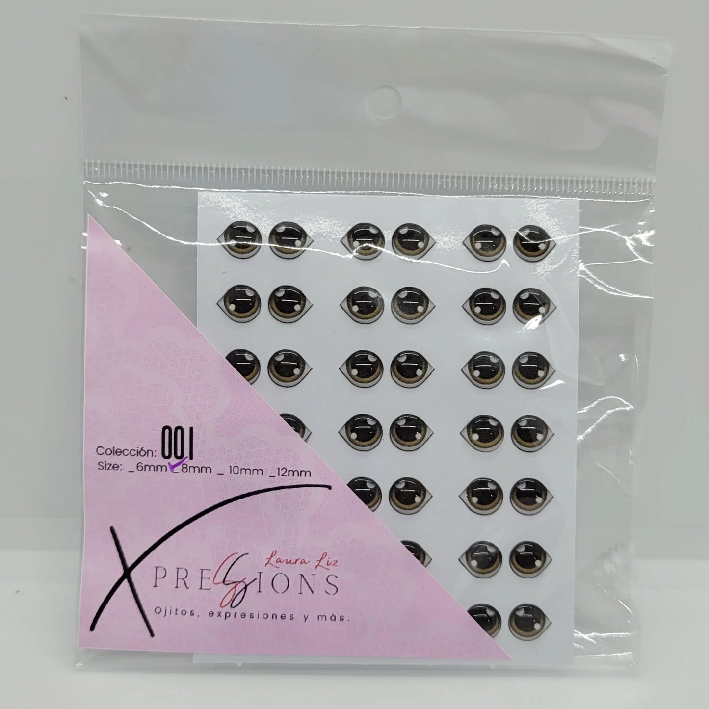 Xpression by Laura Liz- Colección 001- 8mm- Hazel