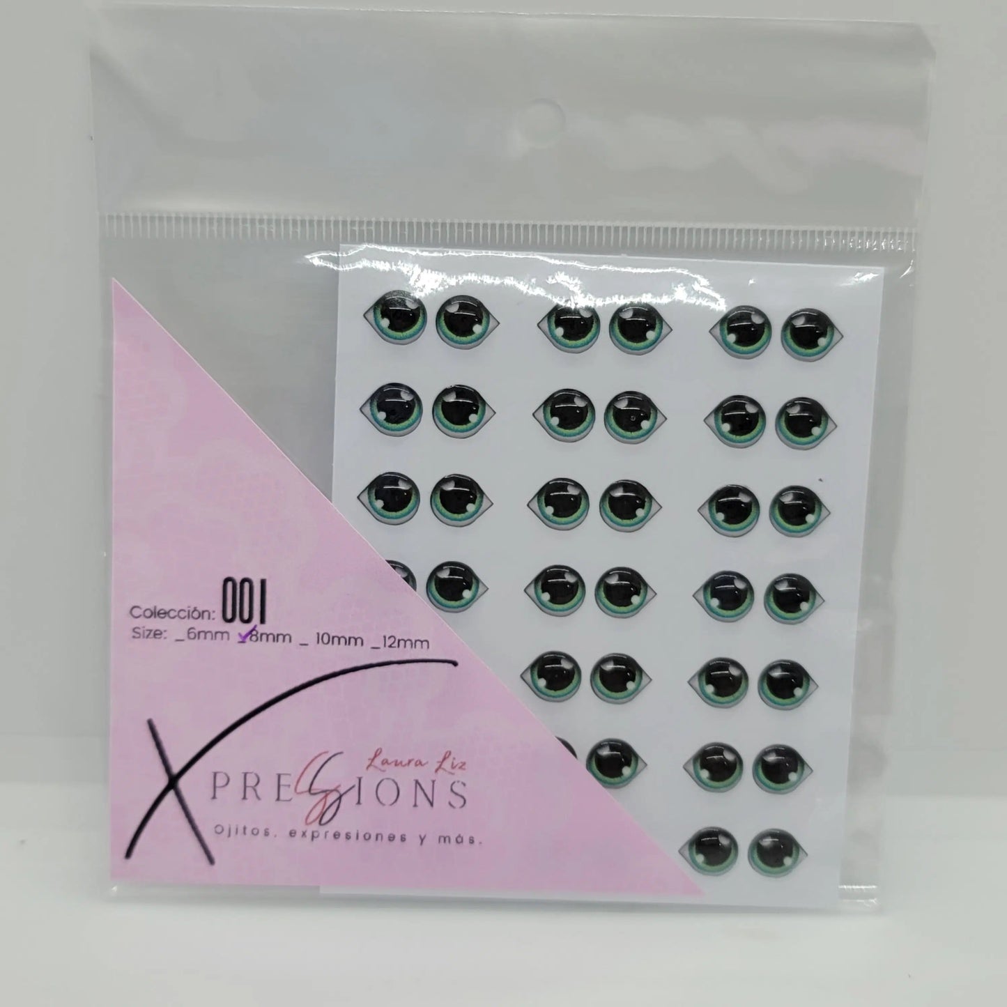 Xpression by Laura Liz- Colección 001- 8mm- Verde Claro