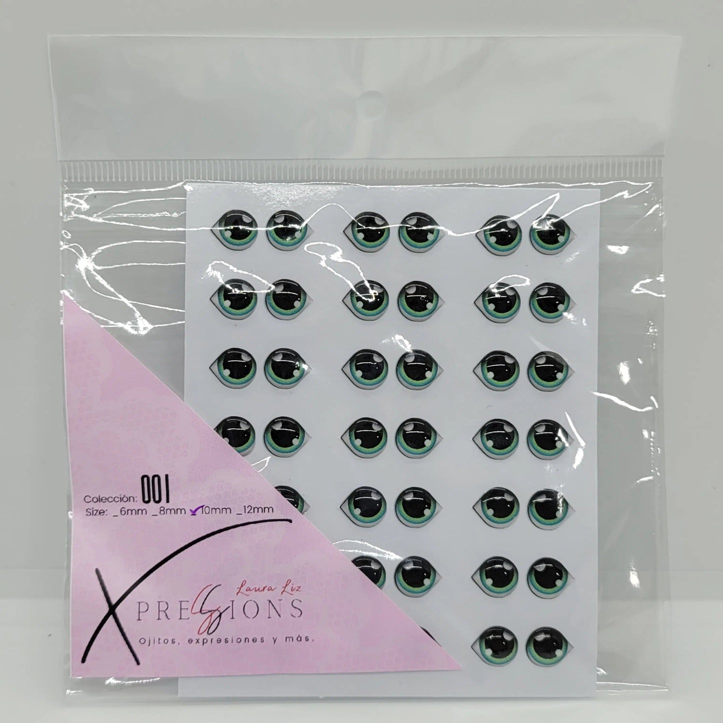 Xpression by Laura Liz- Colección 001- 10mm- Verde claro