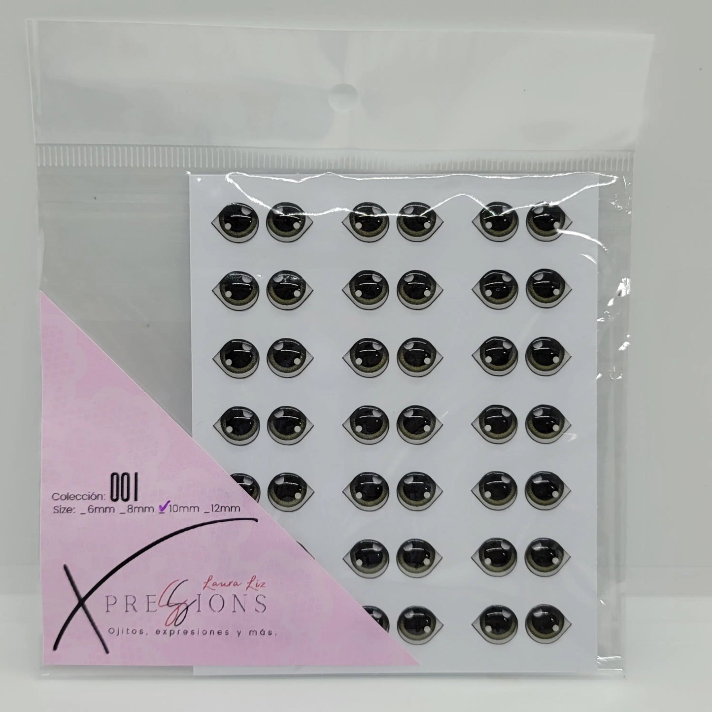 Xpression by Laura Liz- Colección 001- 10mm - Aceituna