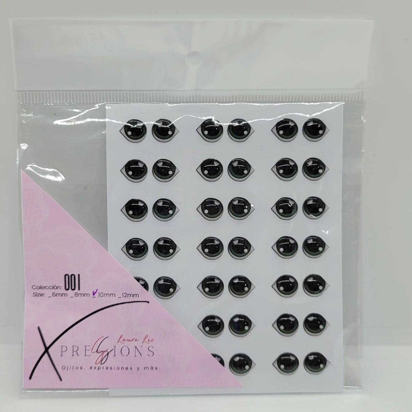 Xpression by Laura Liz- Colección 001- 10mm - Verde Oscuro