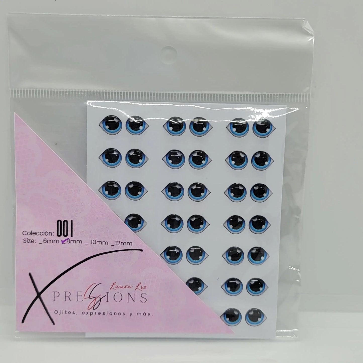 Xpression by Laura Liz- Colección 001- 8mm - Azul claro