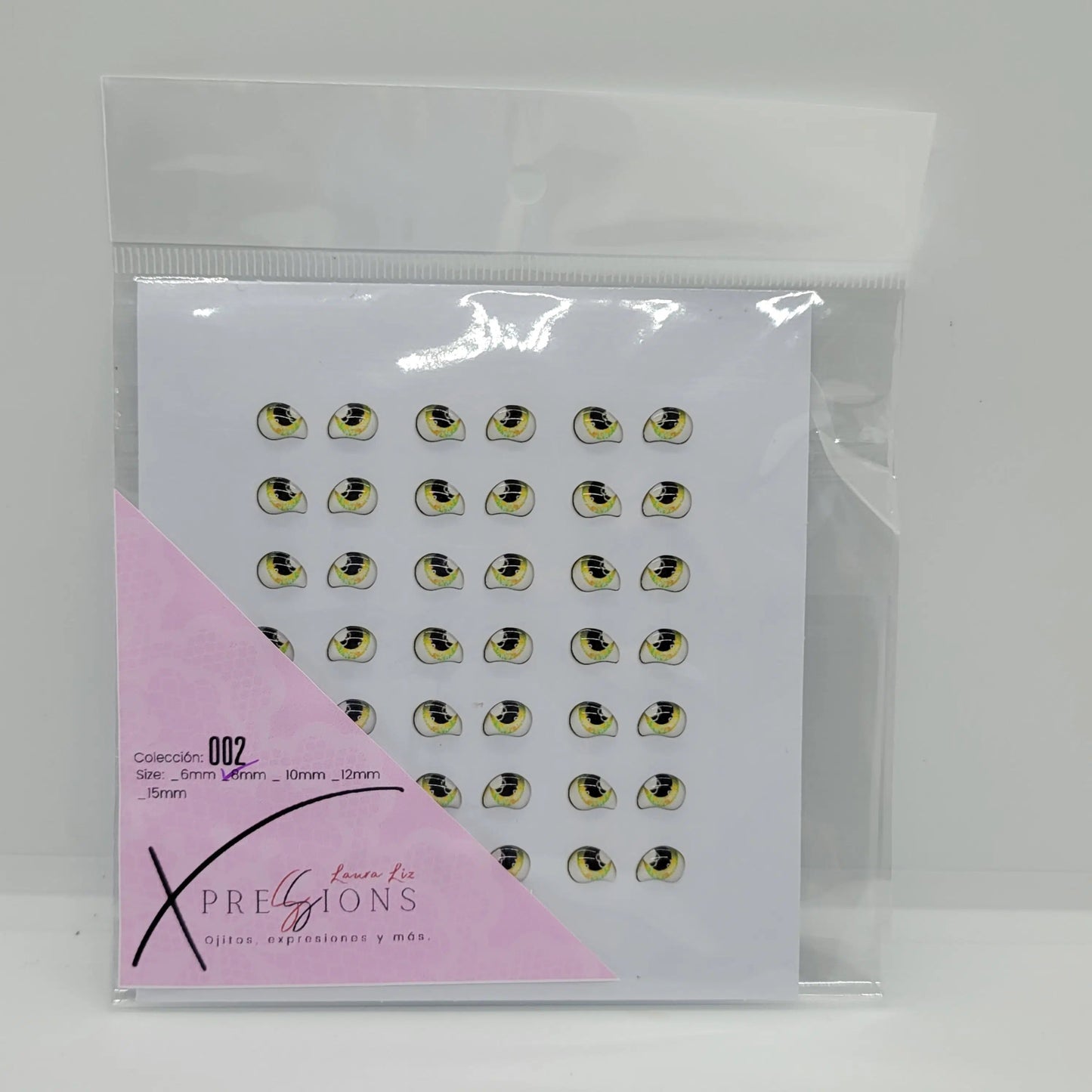 Xpression by Laura Liz- Colección 002- 8mm- Amarillo