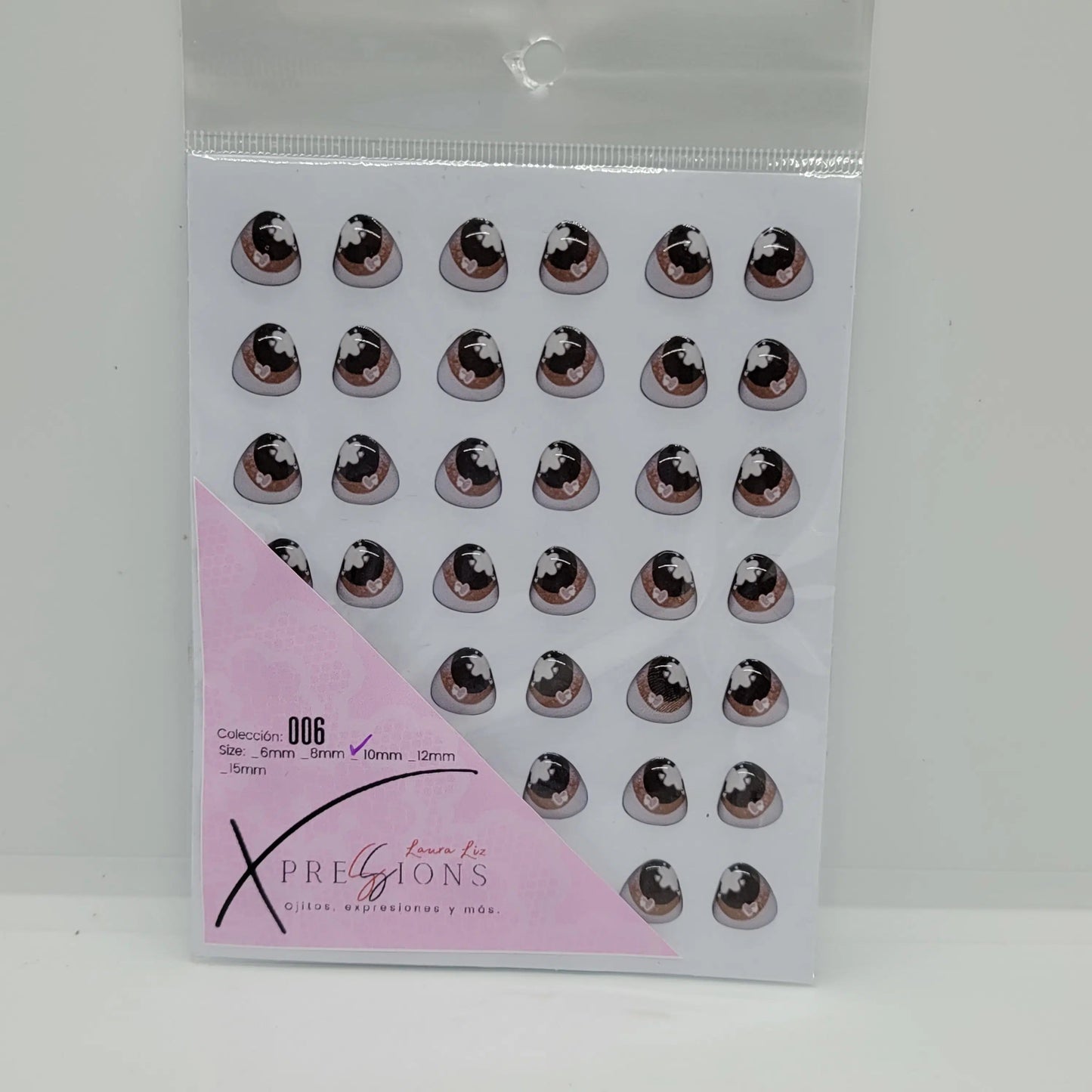 Xpression by Laura Liz- Colección 006- 10mm- Marrón