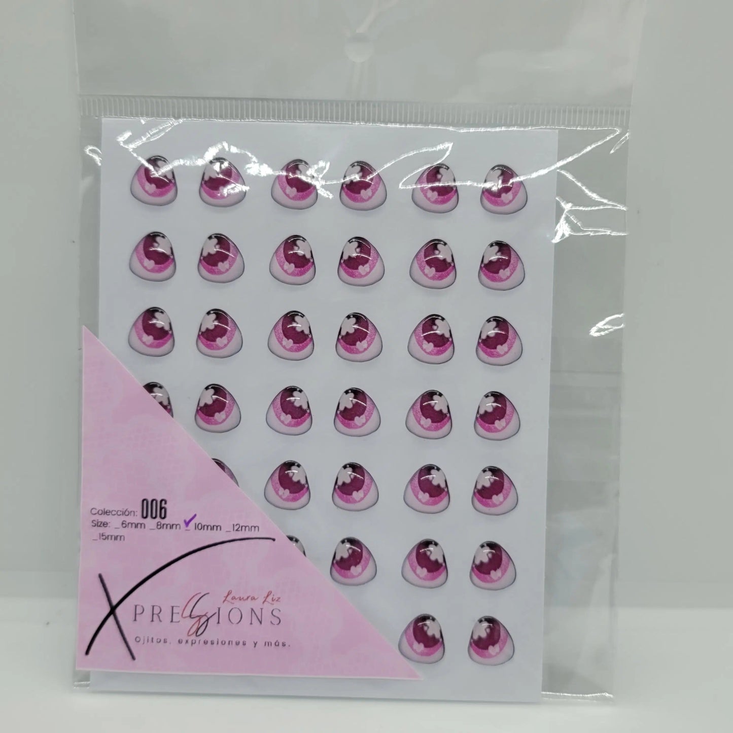 Xpression by Laura Liz- Colección 006- 10mm- Rosa