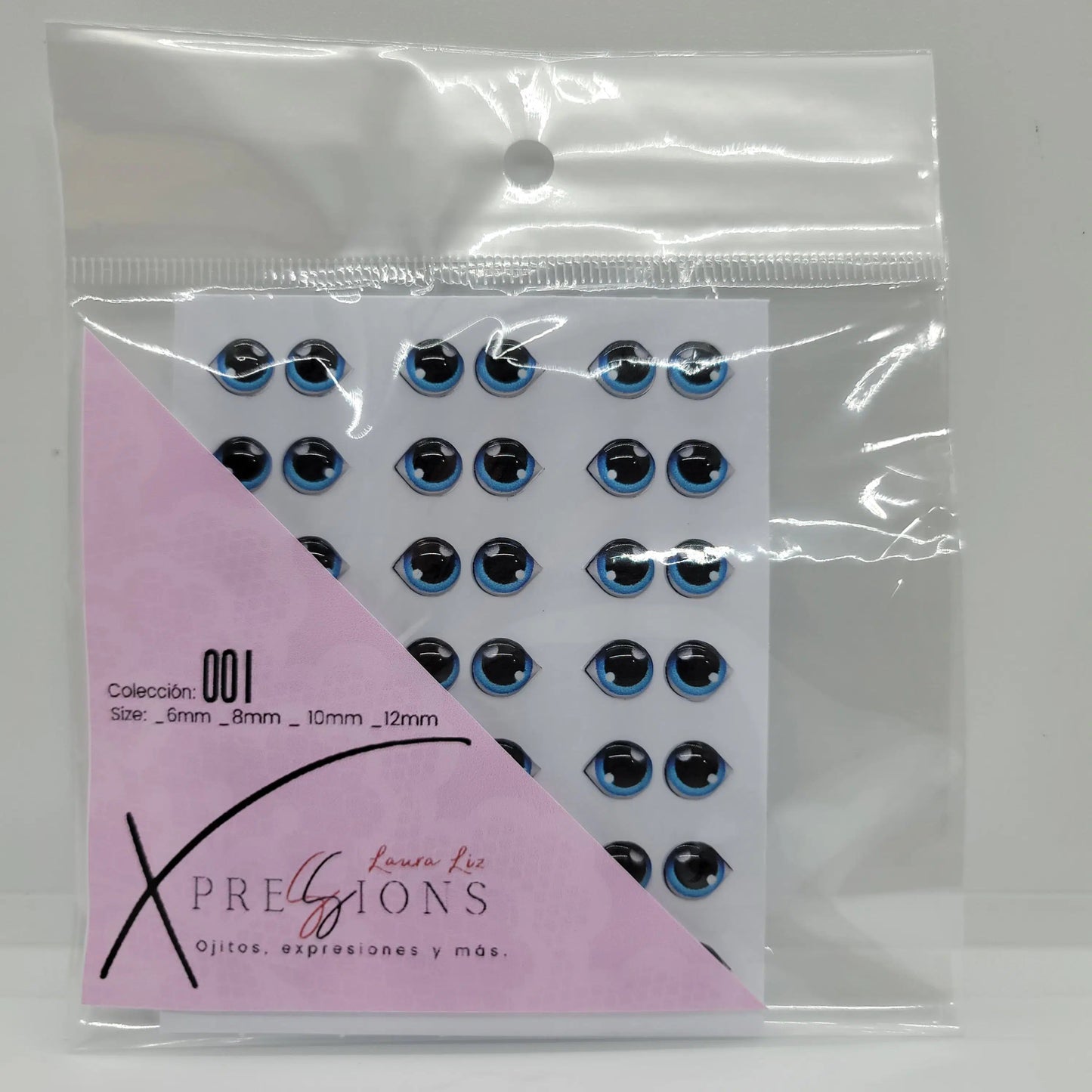 Xpression by Laura Liz- Colección 001- 8mm- Azul Claro