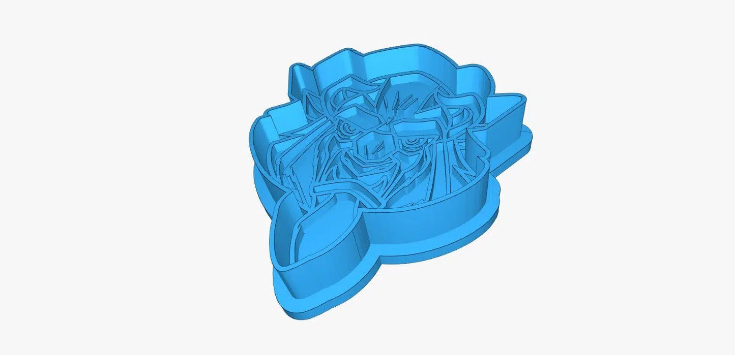 Cortador (molde) Beast 3" - Bella y la Bestia - Beauty and the beast