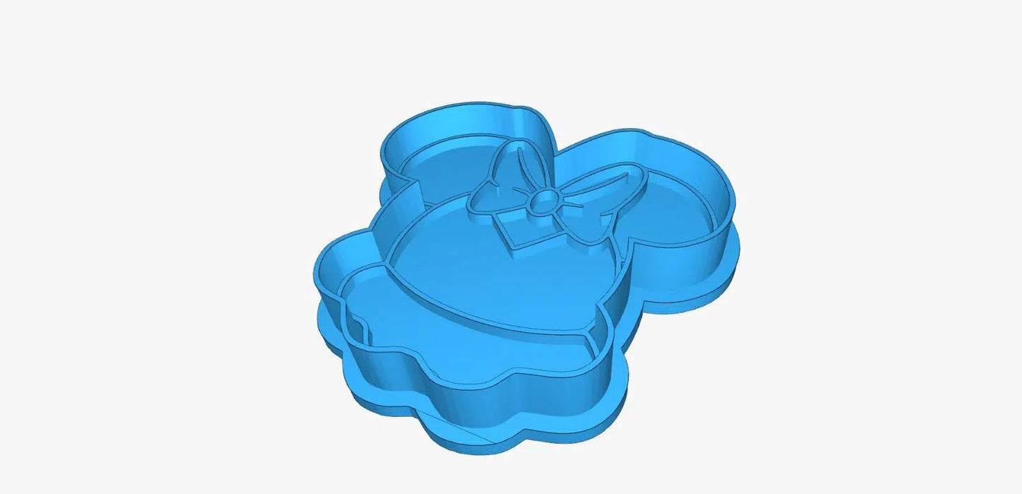 CABEZA DE MICKEY MOUSE ALUSIVA A DAISY DUCK 3"