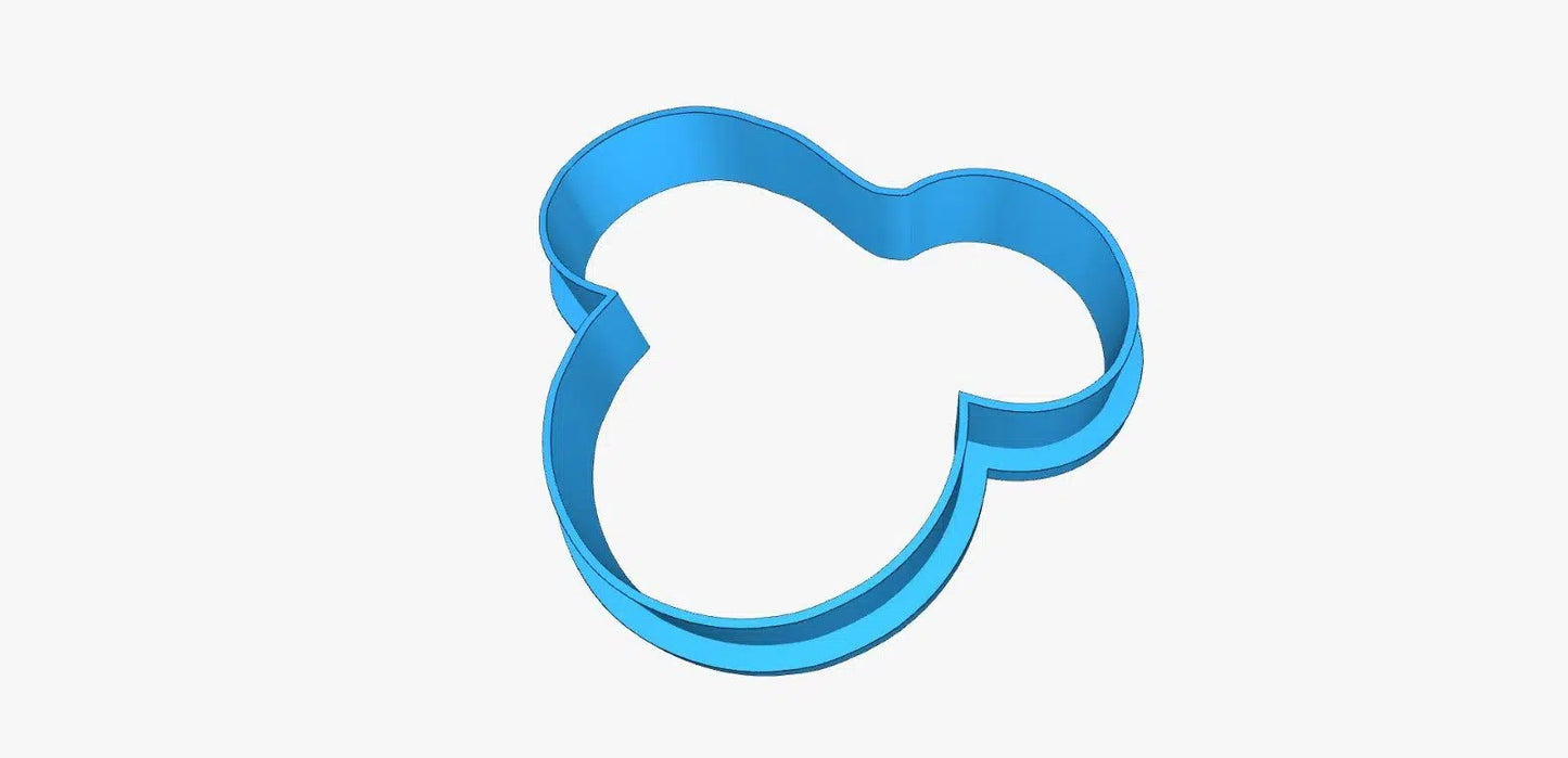 CABEZA DE MICKEY MOUSE ALUSIVA A DONALD DUCK 3"