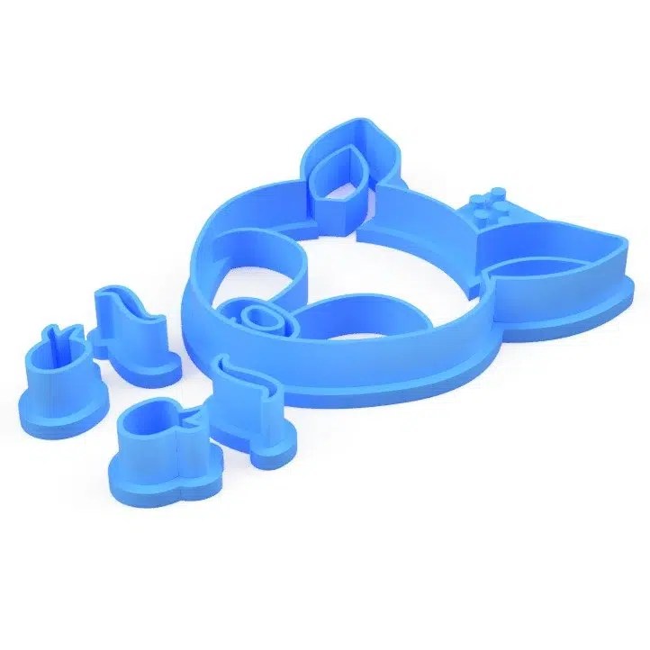 Cortador (molde) Cara de venado2" en partes