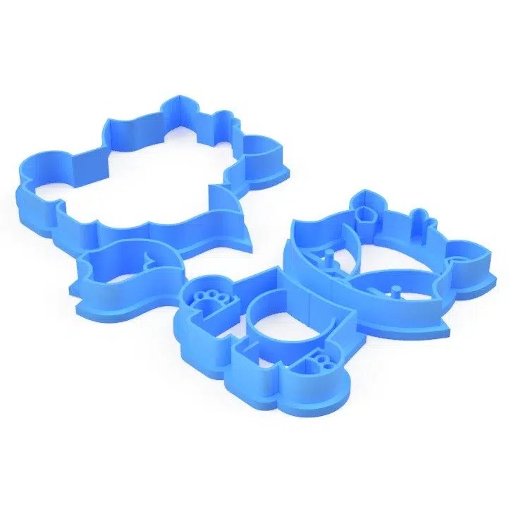 Cortador (molde) Zorro 3" -Fox - 4 piezas