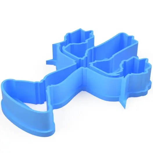 Cortador (molde) Lumiere - La Bella y la Bestia - candelabro