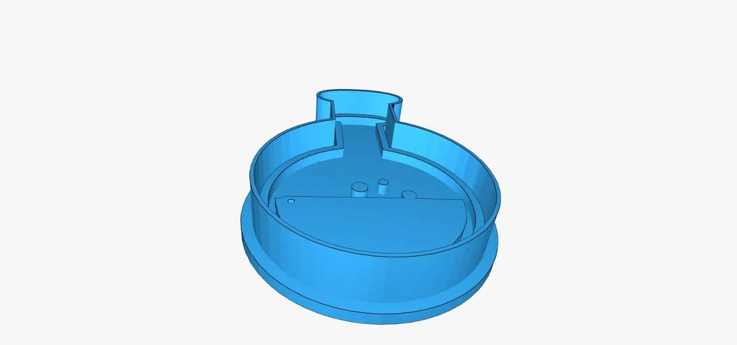 Cortador (molde) Probeta redonda 3.5" - ciencia - química - laboratorio