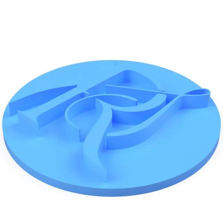 PONCHADOR LETRA R 2"