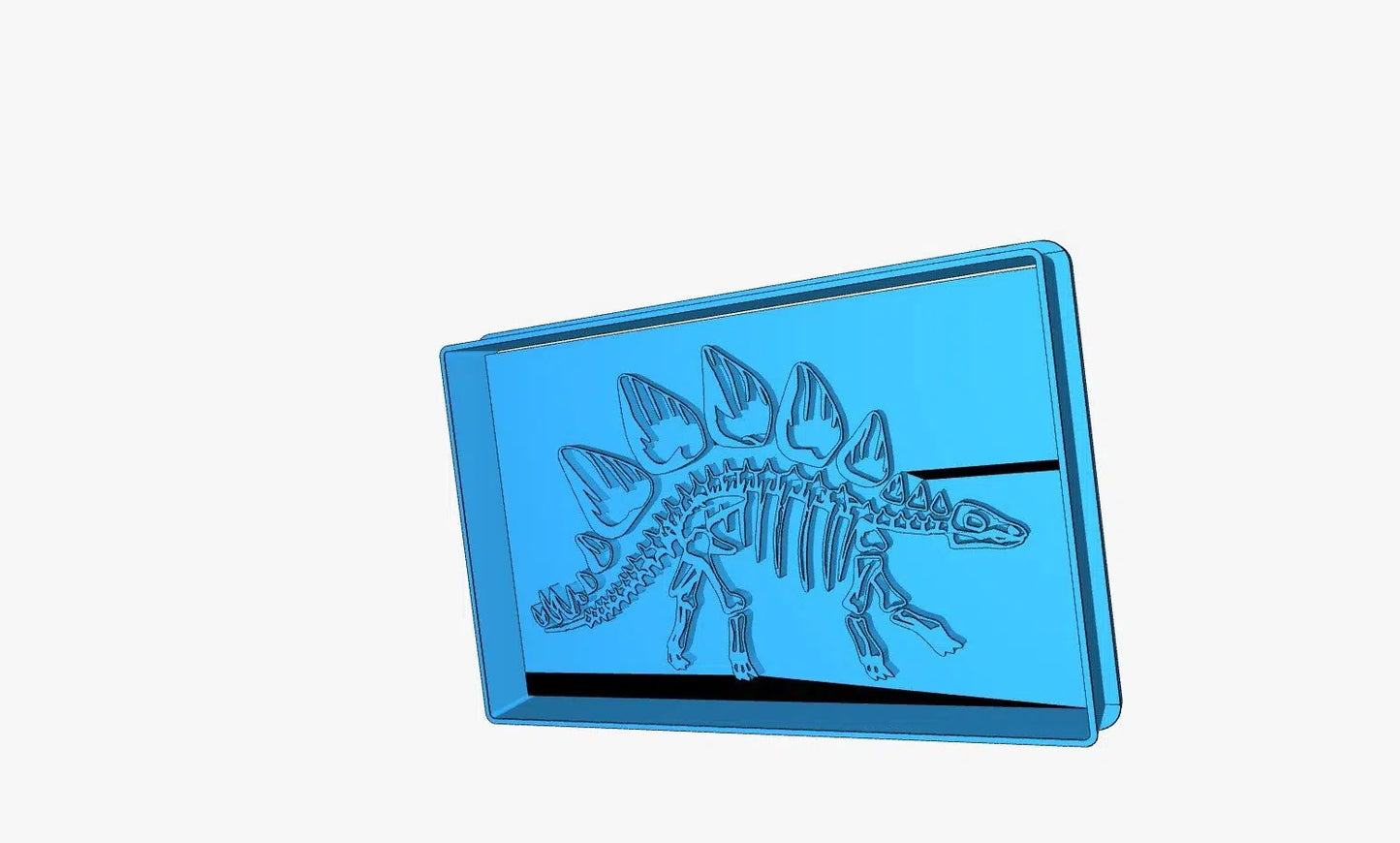 Cortador (molde) Esqueleto de Dinosaurio Stegosaurius 3" - fósiles - Parque Jurásico - The Jurassic Park