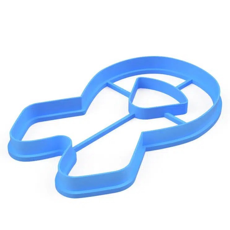 Cortador (molde) Lazo del Cáncer 3x5"