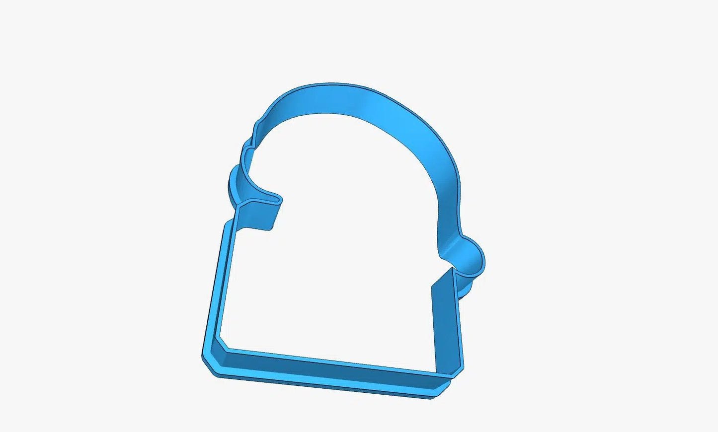 Cortador (molde) Duende con Letrero 4" - forma - navidad