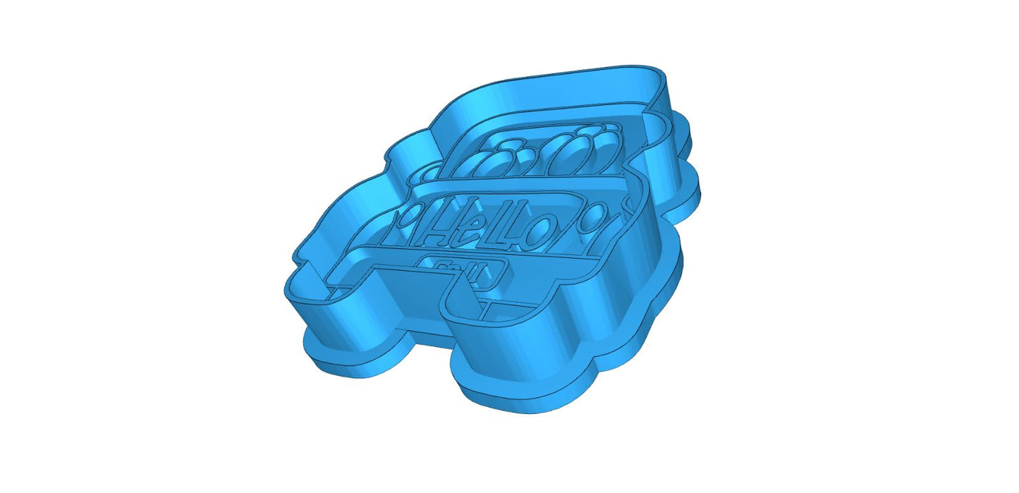 Cortador (molde) Guagua Otoño 3" - vehiculo - transporte