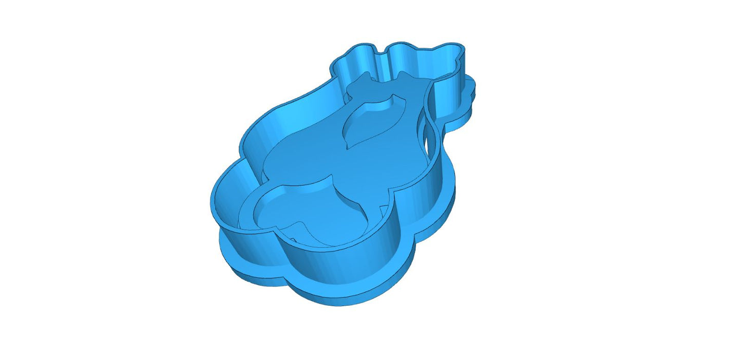 GATOS ENAMORADOS CORAZON 3"