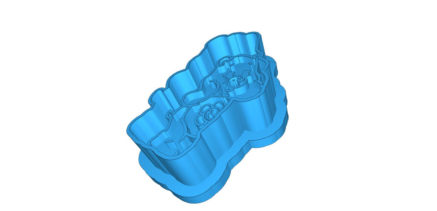 CAREBEAR CON LA FLOR #1 2"