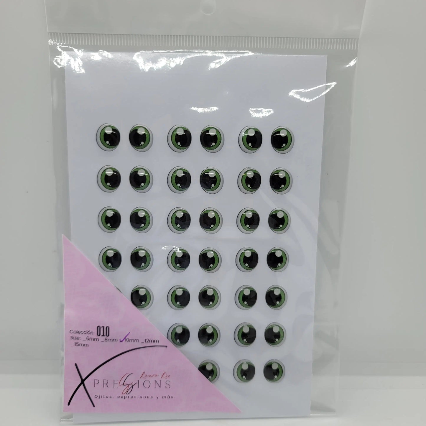 Xpression by Laura Liz- Colección 010- 10mm- Verde