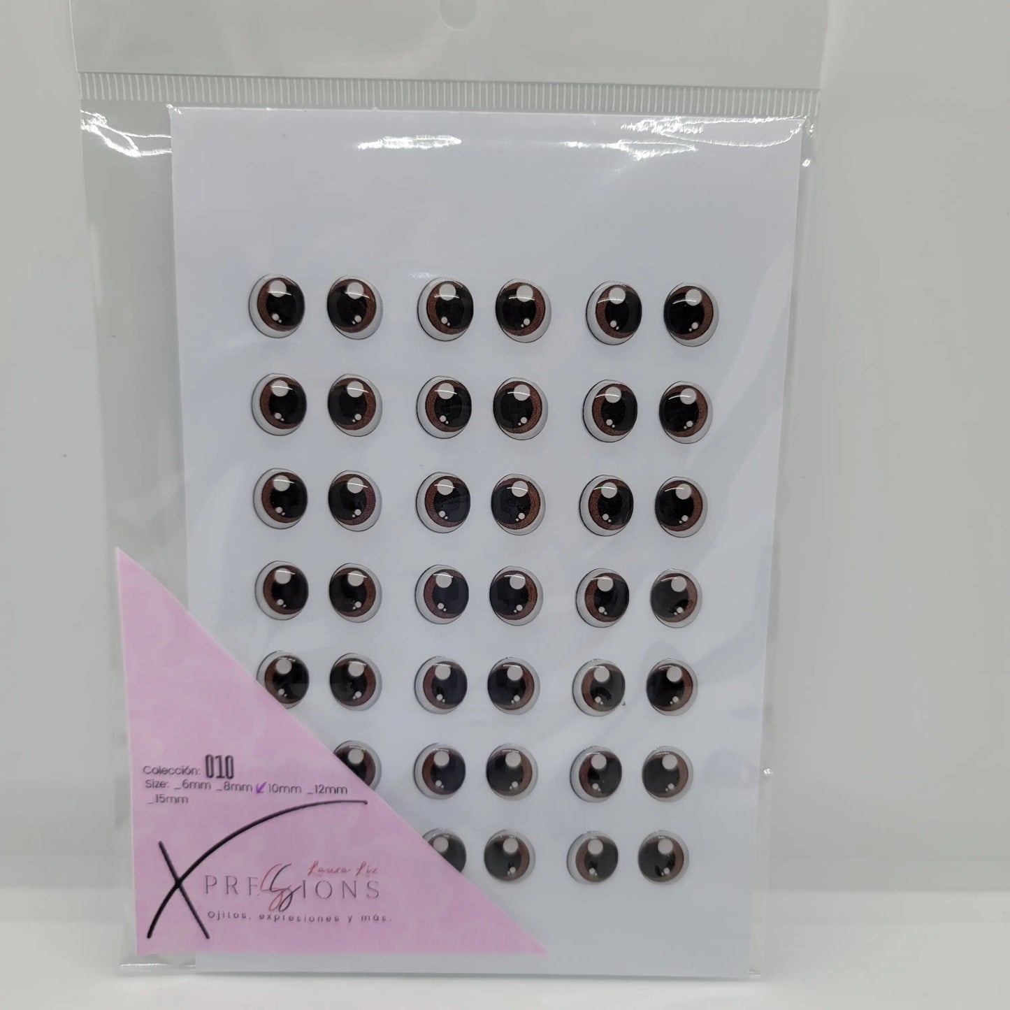 Xpression by Laura Liz- Colección 010- 10mm- Marrón