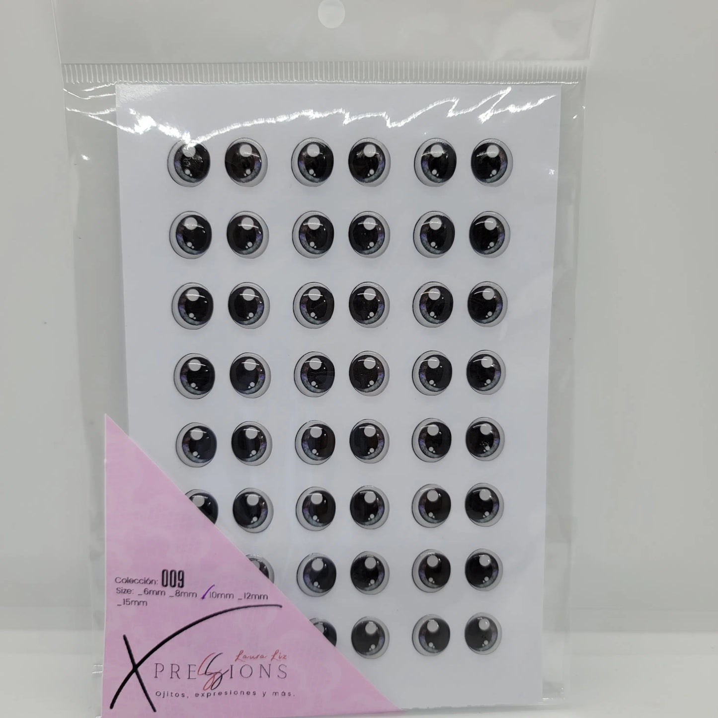 Xpression by Laura Liz- Colección 009- 10mm- Violeta/Gris