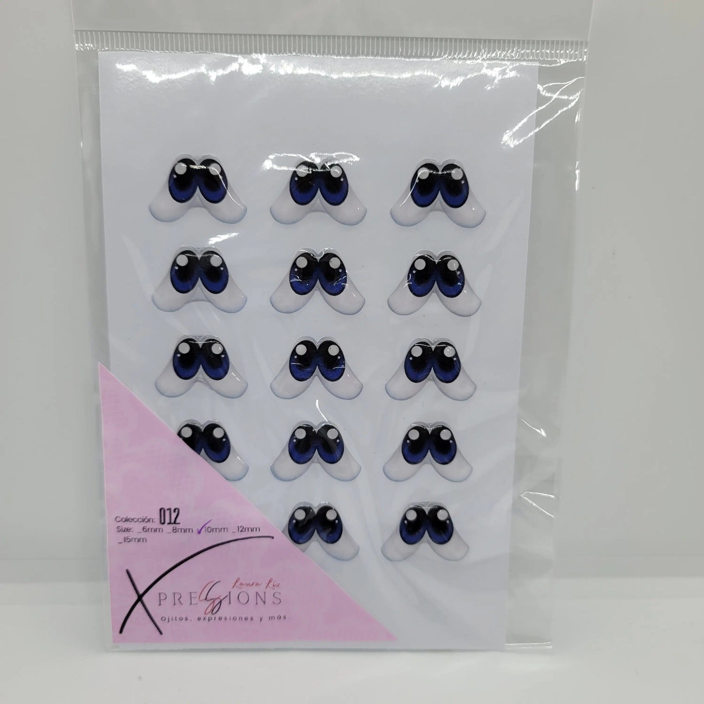 Xpression by Laura Liz- Colección 012- 10mm- Azul/Negro