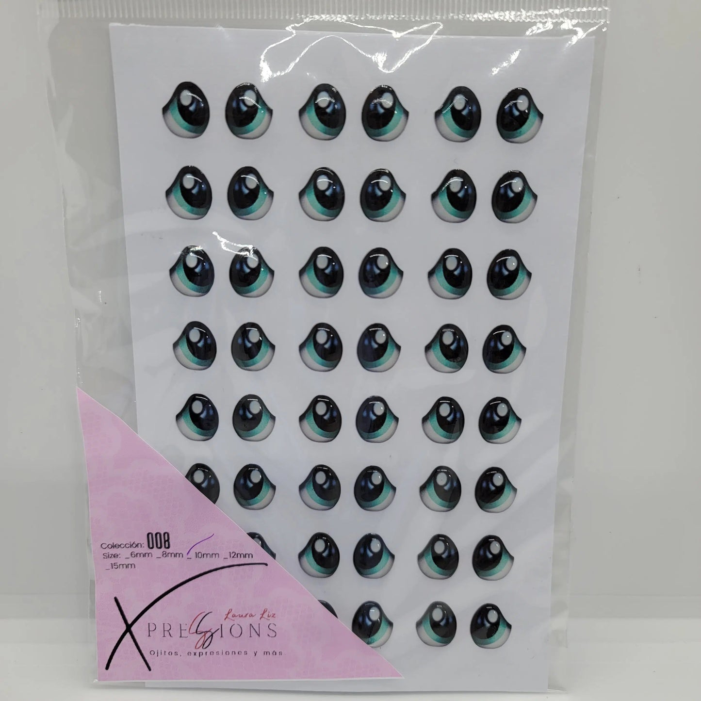 Xpression by Laura Liz- Colección 008- 10mm- Verde