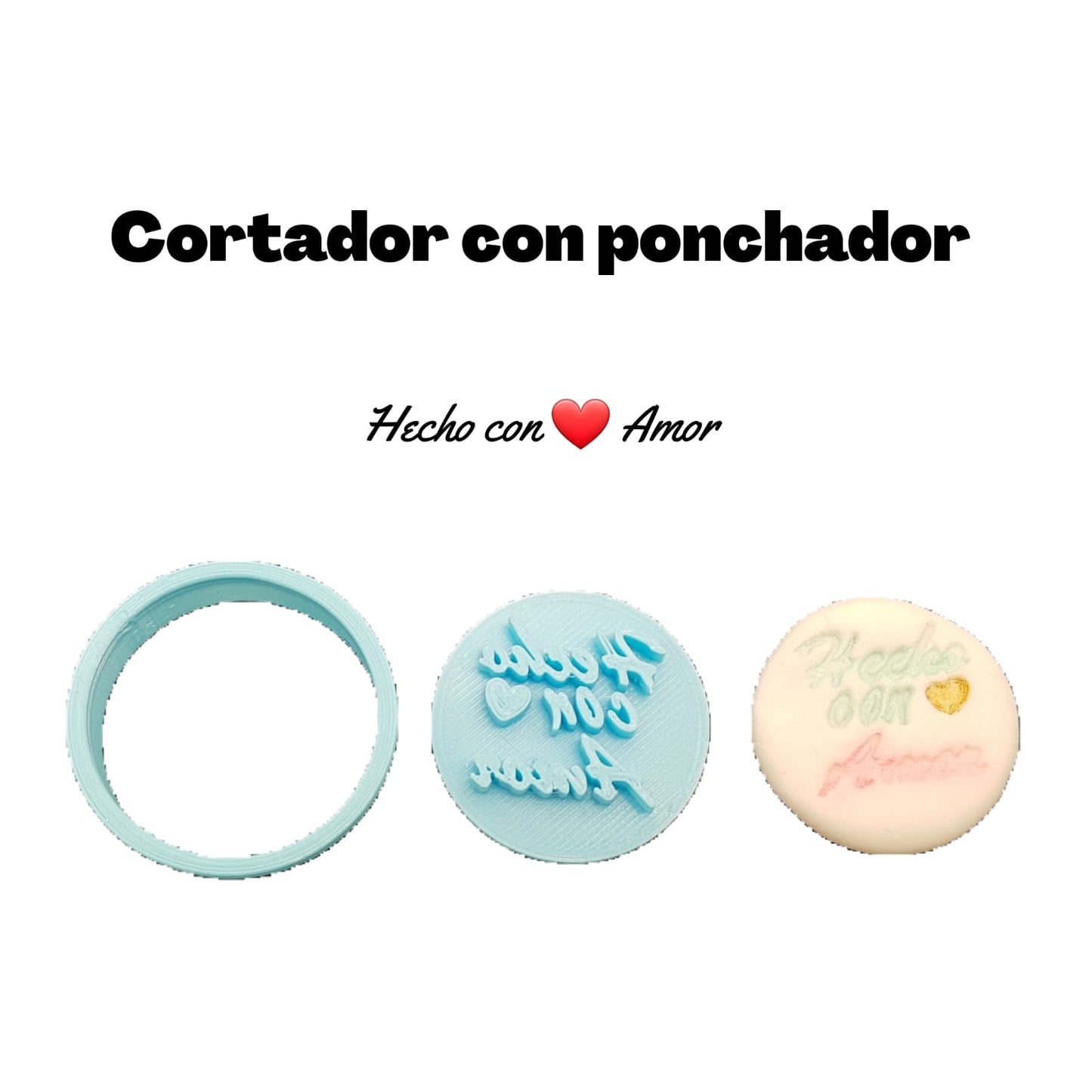 Cortador con ponchador (Set de 3)