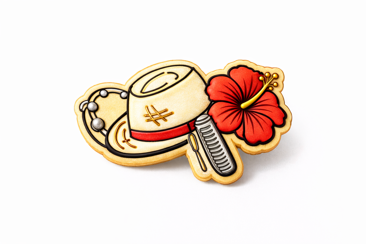 SOMBRERO TÍPICO #1 INSTRUMENTOS Y FLOR DE MAGA