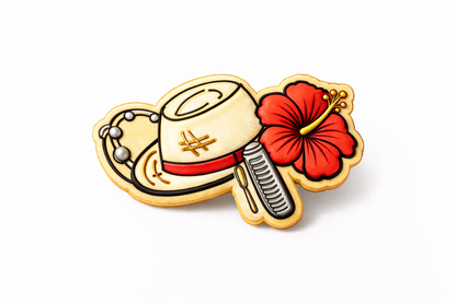 SOMBRERO TÍPICO #1 INSTRUMENTOS Y FLOR DE MAGA