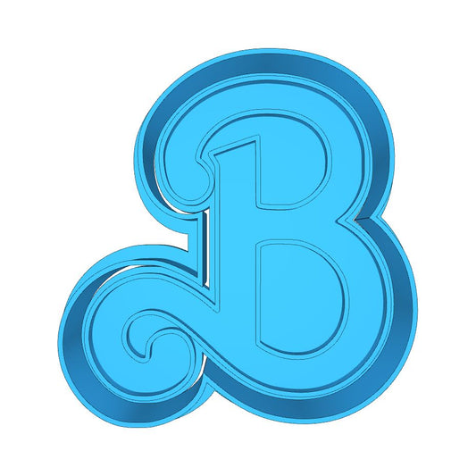 B DE BARBIE LOGO 3"