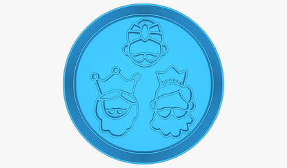 REYES MAGOS CIRCULAR 3"