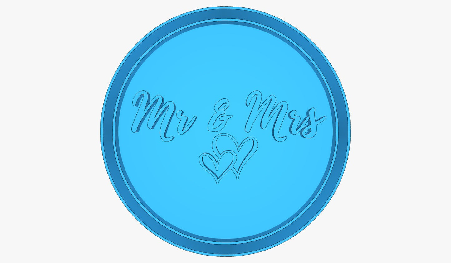 MR. AND MRS DOS CORAZONES 3.5"