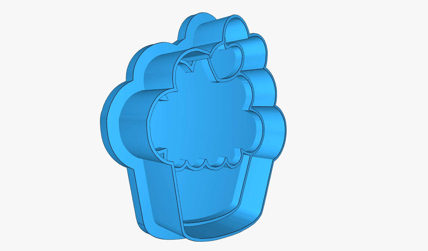 CUPCAKE CON CORAZÓN 2"