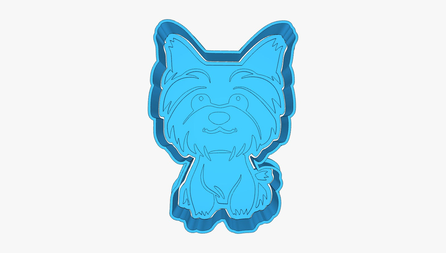 PERRO YORKIE #2 3"