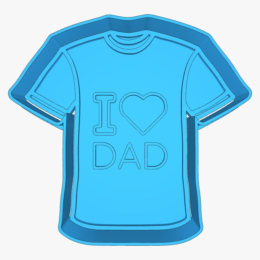 T-SHIRT I LOVE DAD 3"